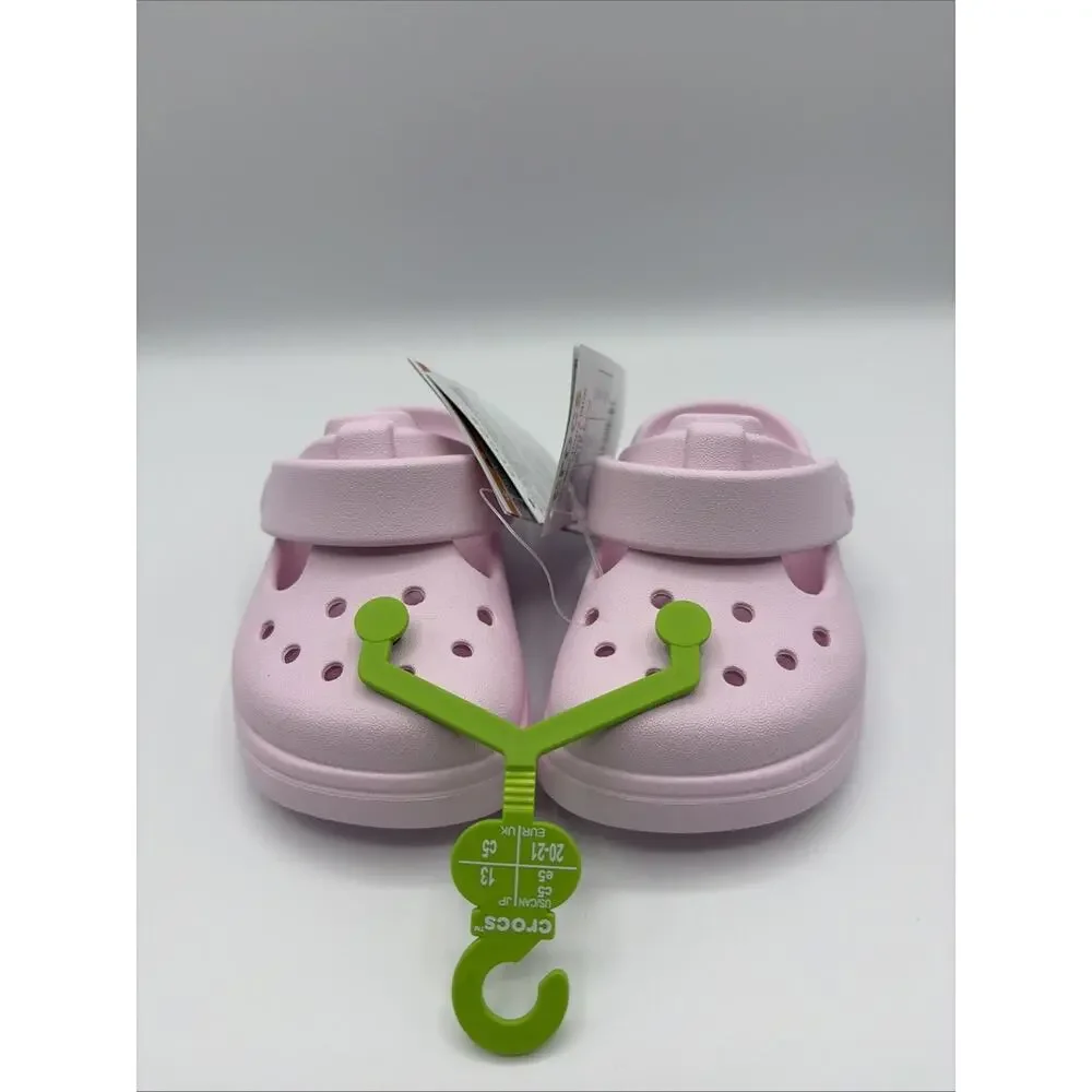Crocs Classic Mary Jane Clog Light Pink Girl Kids Size C 5 EUR 21 NWT 210616-6ZW